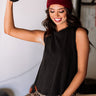 Trailside Chat Shift Tank in Black Image - 1
