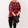 Pumpkin Spice Mornings Buffalo Check Top  Curves Image - 1