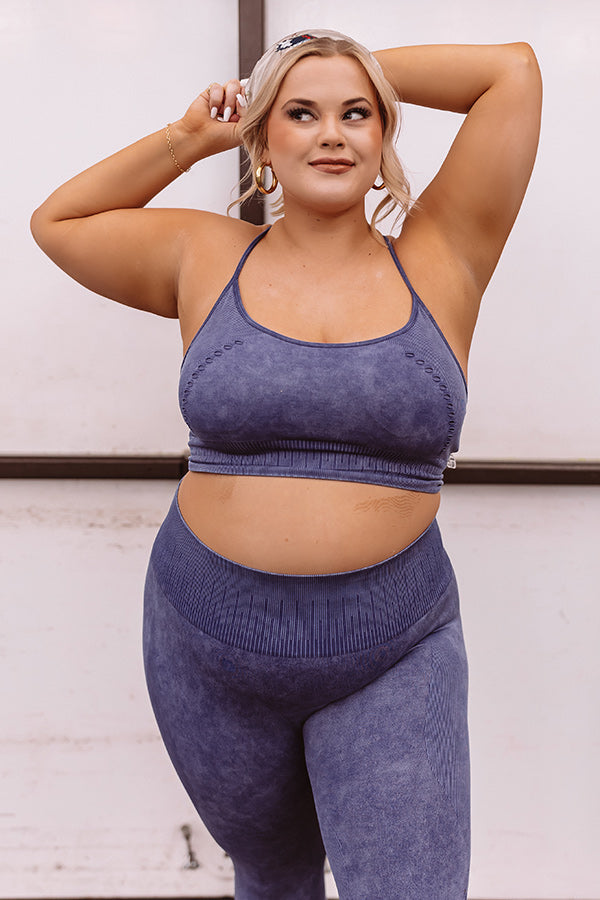 Gym Bunny Perforated Sports Bra Curves