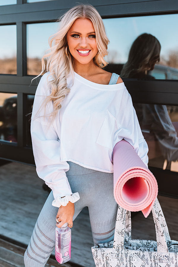 Most Obsessed Crop Long Sleeve Tee Image - 1
