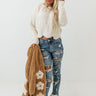 NYC Loft Crop Sweater Image - 1