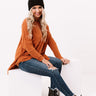 Covered In Cozy Shift Tunic In Tangerine Image - 1