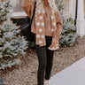 Snuggles At Home Sherpa Hoodie in Mocha Image - 1