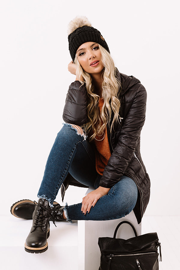 Shuttle To The City Jacket In Black