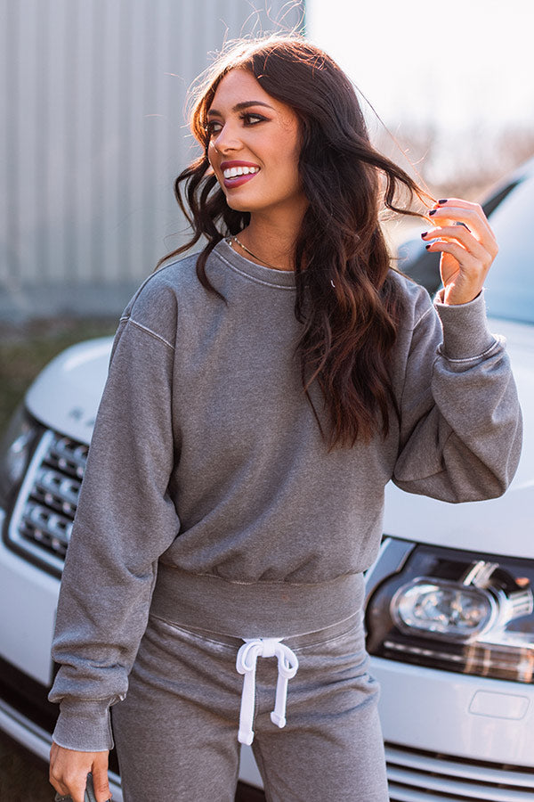 Fresh Air Sweatshirt in Grey