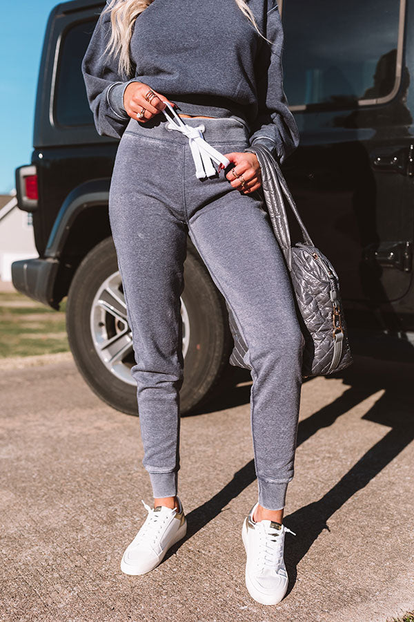 Fresh Air Joggers in Navy Image - 2