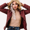 Everyday Contentment Jacket In Merlot Image - 1