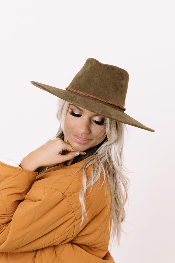 Can't Help But Crush Fedora In Army Green