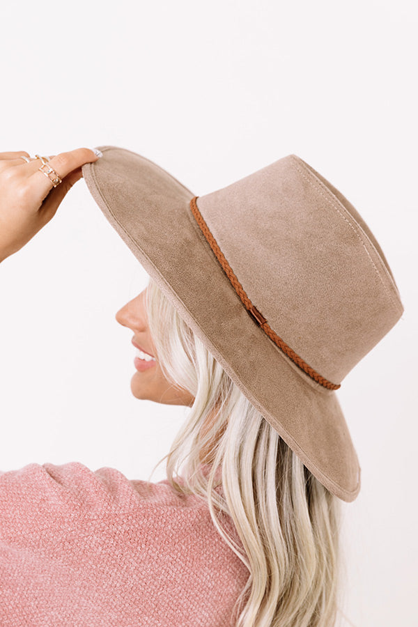 Can't Help But Crush Fedora In Taupe
