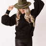 At Home In The City Sweater In Black Image - 1
