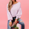 Cabin Vacay Sweater In Lavender Image - 1