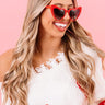 Hearts And Kisses Sunnies In Red Image - 1