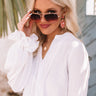 Quay All In Sunnies in Light Pink Image - 1