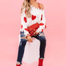 Breaking Hearts Distressed Sweater Image - 1