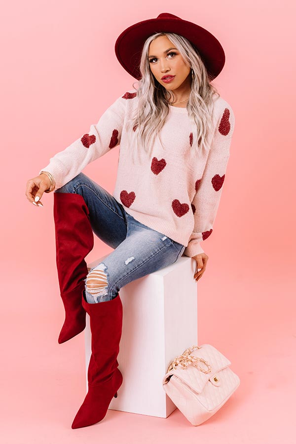 You Have My Heart Knit Sweater