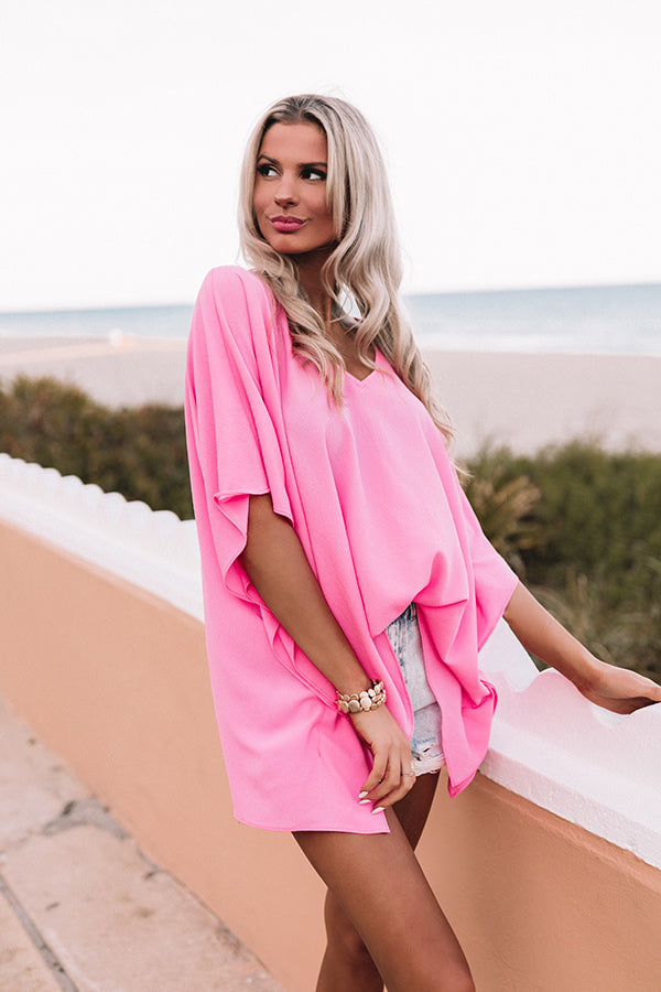 Lowkey Obsessed Shift Tunic in Pink Image - 2