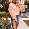 Extra Miles Sweatshirt In Orange Image - 1