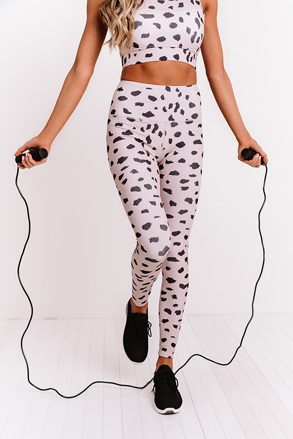 Race To First Place Ribbed High Waist Active Legging Image - 1