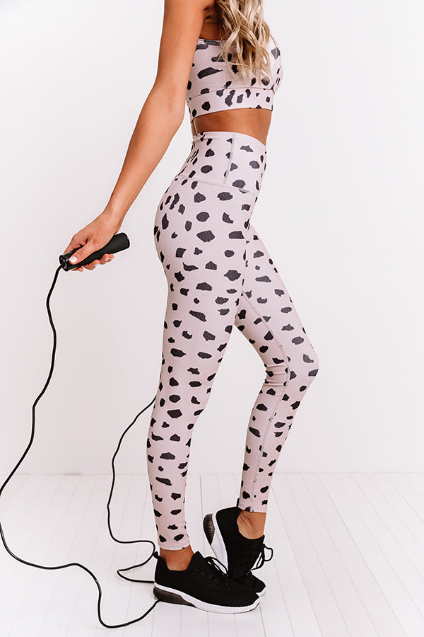 Race To First Place Ribbed High Waist Active Legging Image - 2