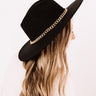 Model Sighting Fedora In Black Image - 1