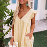 Sway Into Style Eyelet Romper in Yellow Image - 1