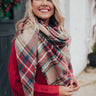 Cozy Love Blanket Scarf in Tan Image - 1