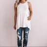 Fashion Queen Tank Top in Ivory Image - 1