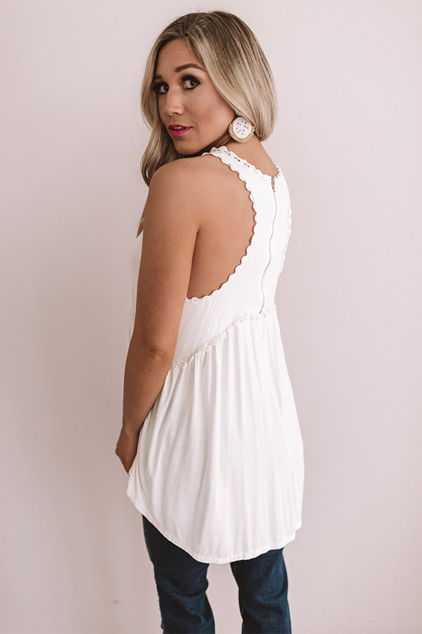 Fashion Queen Tank Top in Ivory Image - 5