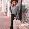 Easily Enchanted Waffle Knit Top In Dark Teal Image - 1