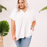 Sunday Stroll Shift Top In White Curves Image - 1