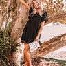 Holding Onto Hope Shift Dress in Black Image - 1