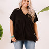 Sunday Stroll Shift Top In Black Curves Image - 1