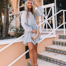 Made To Twirl Ruffle Dress in Sky Blue Image - 1