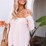 Your Dream Girl Waffle Knit Shift Top in Pink Image - 1