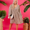 Watch You Go Cheetah Print Dress Curves Image - 1