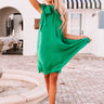 Friday Night Glam Shift Dress in Kelly Green Image - 1