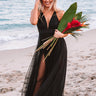 Just Say Yes Tulle Maxi in Black Image - 1