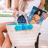 Beach Ready Woven Tote In Ivory Image - 1