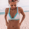 Boho Beauty Crochet Bikini Top in White Image - 1