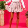 Play Me A Song Leopard Skort in Pink Image - 1