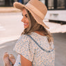 Under The Gazebo Raffia Straw Hat In Tan Image - 1