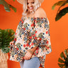 Spring In The City Off Shoulder Shift Top in Black Curves Image - 1