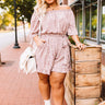 Views Of Manhattan Floral Romper Curves Image - 1