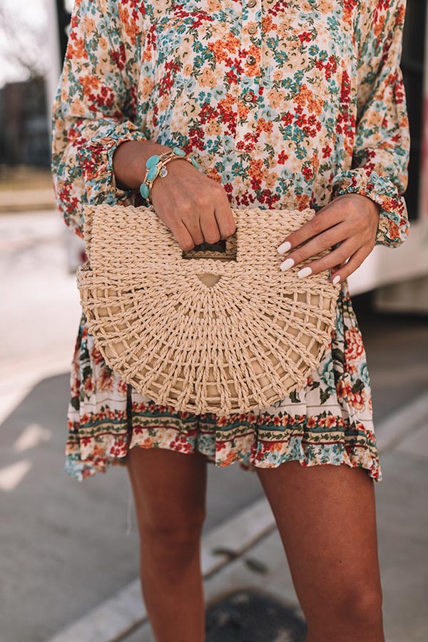 Myrtle Beach Woven Crossbody In Ivory Image - 3