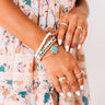 Marina Semi Precious Bracelet Set In Ocean Wave Image - 1