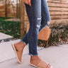 The Villa Faux Leather Sandal In Iced Mocha Image - 1