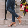 The Rina Faux Leather Block Heel Image - 1