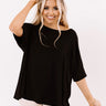 Fond Of Forever Shift Tee In Black Image - 1