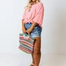 Fond Of Forever Shift Tee In Pink Curves Image - 1