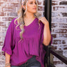 Flirty Fave Babydoll Top In Orchid Curves Image - 1